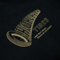 May club -【WESTRIDE】"OHIO RUMBLING TIRES" TEE - BLACK