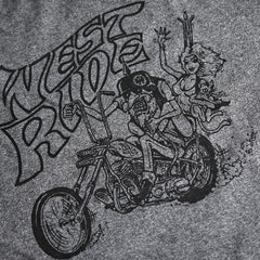 May club -【WESTRIDE】"UNCLE CHOPPER" TEE - GREY