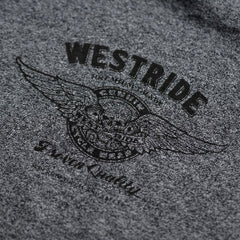 May club -【WESTRIDE】"1976 HARLEY BICENTENNIAL" TEE - GREY