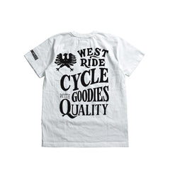 May club -【WESTRIDE】"CYCLE GOODIES" TEE - WHITE