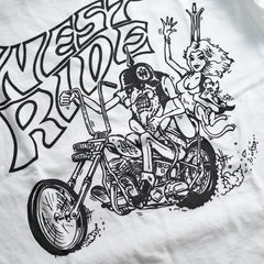 May club -【WESTRIDE】"UNCLE CHOPPER" TEE - WHITE