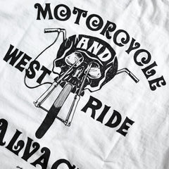 May club -【WESTRIDE】"THE EAGLE SOARS ALONE" TEE - WHITE