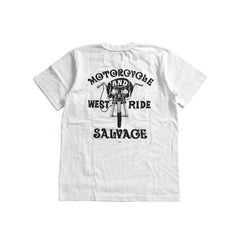 May club -【WESTRIDE】"THE EAGLE SOARS ALONE" TEE - WHITE