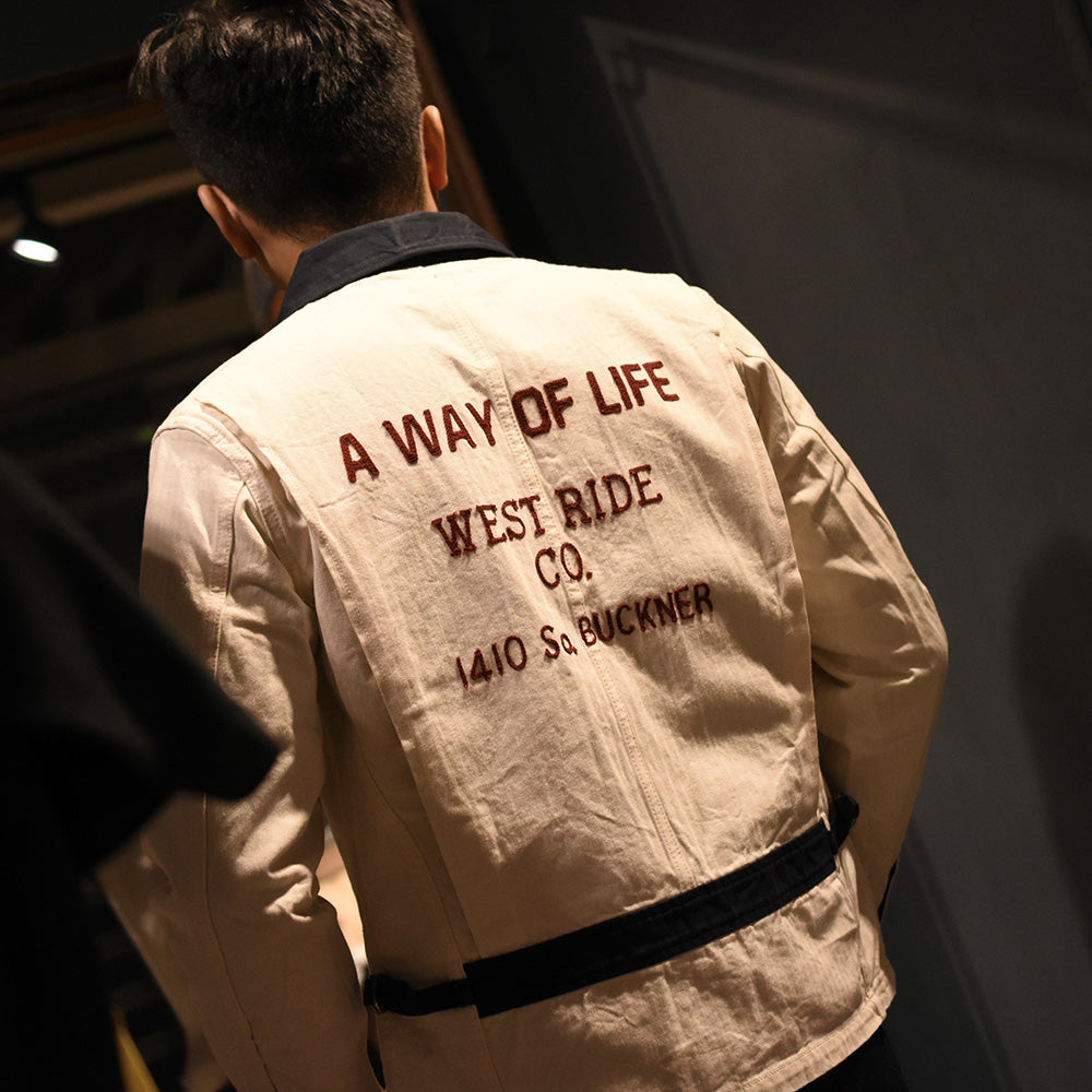 May club -【WESTRIDE】BUCKNER JACKET - OFF/NVY