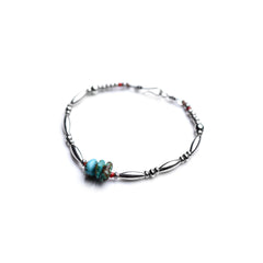 May club -【SunKu】Silver x Turquoise 3Piece Bracelet