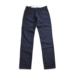 May club -【WESTRIDE】W FLAP TAPERED PANTS - BLUE DENIM