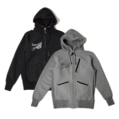 THE MILWAUKEE GHOST HEAVY WEIGHT FULLZIP HOODIE - May club