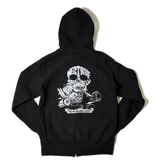 THE MILWAUKEE GHOST HEAVY WEIGHT FULLZIP HOODIE - May club