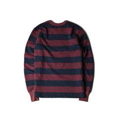 May club -【WESTRIDE】HEAVY BORDER LONG SLEEVES TEE - BGDY/NVY