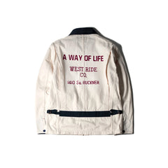 May club -【WESTRIDE】BUCKNER JACKET - OFF/NVY