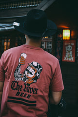 "THE RIVER BEER" TEE - D. PINK - May club