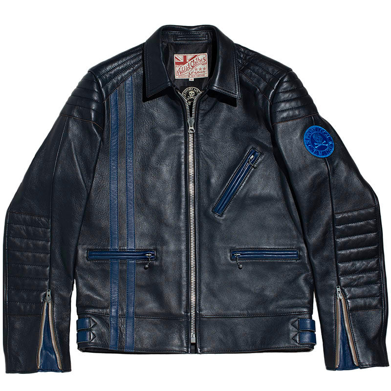 May club -【May club】MAY CLUB x C.T.M x ADDICT CLOTHES - BLUE HIGHWAY LEATHER JACKET