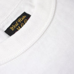 May club -【WESTRIDE】"HARLEY'S CYCLE SHOP" TEE - WHITE