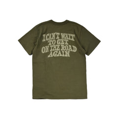 May club -【WESTRIDE】"ON THE ROAD AGAIN" TEE - DEEP OLIVE