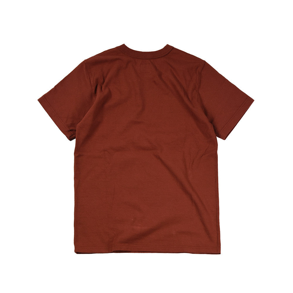 May club -【WESTRIDE】"DON'T FEAR" TEE - RED BROWN