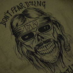 May club -【WESTRIDE】"DON'T FEAR" TEE - DEEP OLIVE