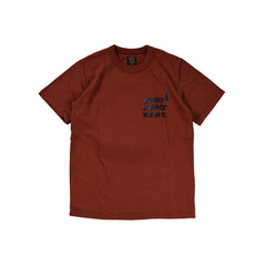 May club -【WESTRIDE】"NIGHT DRAGS" TEE - RED BROWN