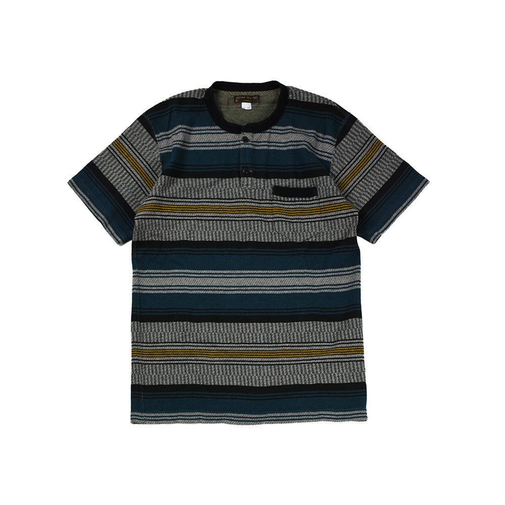 May club -【WESTRIDE】RUG JACQUARD HENLY TEE