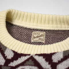 May club -【BAD QUENTIN】TOTEM POLE JACQUARD KNIT