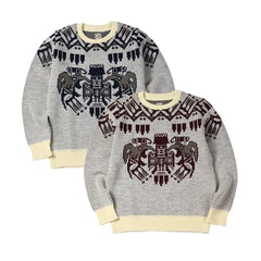 May club -【BAD QUENTIN】TOTEM POLE JACQUARD KNIT