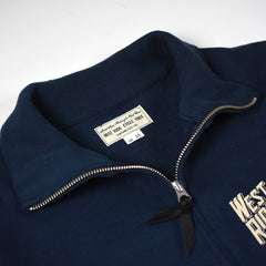 May club -【WESTRIDE】FULL ZIP MC JERSEY - NVY/BEG