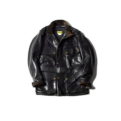 May club -【Addict Clothes】AD-10 HORSEHIDE BMC JACKET - BLACK