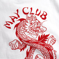 May club -【May club】MAY CLUB X KNUCKLE 8TH ANNIVERSARY TEE - WHITE/RED