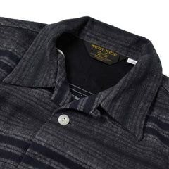 May club -【WESTRIDE】OPEN WIND SHIRTS - NVY BORDER