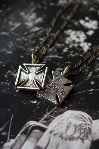 EAGLE IRONCROSS NECKLACE by CHOOKE - May club
