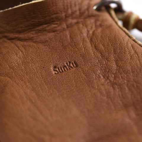 May club -【SunKu】Deer Leather Coin Purse - Brown