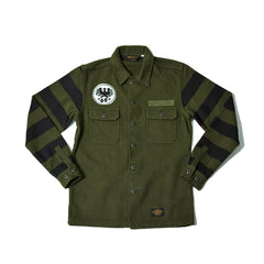 AL ARMY NEL SHIRT BORDER PRINT - May club