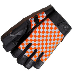 May club -【B.W.G JAPAN】REFLECTOR CHECKER GLOVE - ORANGE