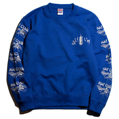 SAMURAI BIKER L/S TEE - BLUE - May club