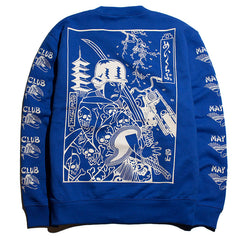 SAMURAI BIKER L/S TEE - BLUE - May club