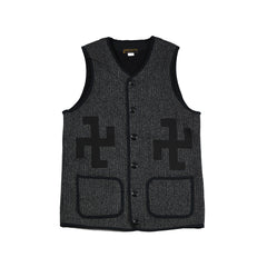 May club -【WESTRIDE】SWASTIKA BEACH CLOTH VEST