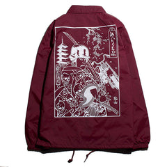 SAMURAI BIKER COACH JKT - BURGUNDY - May club