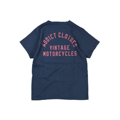 May club -【Addict Clothes】AD-CSP-03 RACER POCKET TEE - NAVY