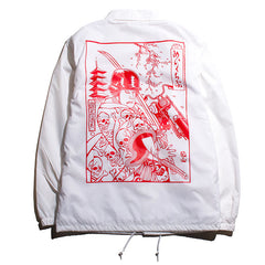 SAMURAI BIKER COACH JKT - WHITE - May club