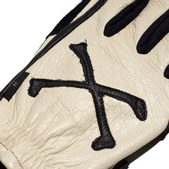 May club -【WESTRIDE】CROSS BONE GLOVE - CREAM x BLACK