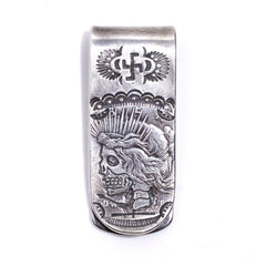 PEACE SILVER DOLLAR MONEY CLIP - May club