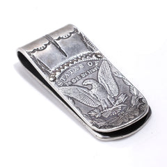 MORGAN SILVER DOLLAR MONEY CLIP - May club