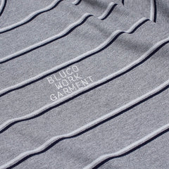 May club -【B.W.G JAPAN】SEED STITCH T-SHIRTS - GREY