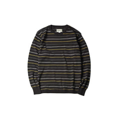 May club -【WESTRIDE】CLASSIC RIB BORDER L/S SWEATER - RANDOM BORDER