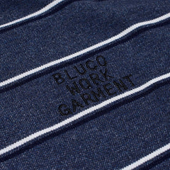 May club -【B.W.G JAPAN】SEED STITCH T-SHIRTS - NAVY