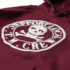 May club -【May club】CxTxM CREW HOODIE - BURGUNDY