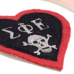 PATCH - SKULL HEART - May club