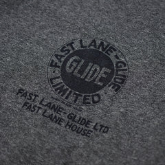 May club -【WESTRIDE】"GLIDE MOTOR OIL" TEE - GREY