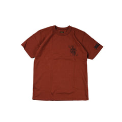 May club -【WESTRIDE】"WR. GIRLS " TEE - RED BROWN