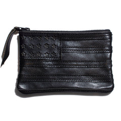 STAR & STRIPES WALLET - BLACK - May club