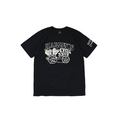 May club -【WESTRIDE】"HARLEY'S CYCLE SHOP" TEE - BLACK